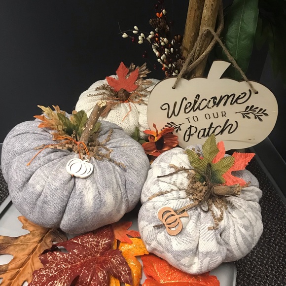 Other - Fabric pumpkins, set of 3